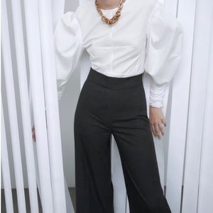 Zara culottes / Charcoal Dark Grey / Pants 2761/246/802
New with tags / Size XS